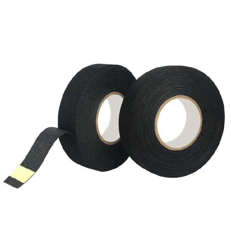 Automotive Heat Resistant Fabric Wire Harness Tape Black Cloth Electrical High Temp Tape Insulating Fabric Cloth Tape