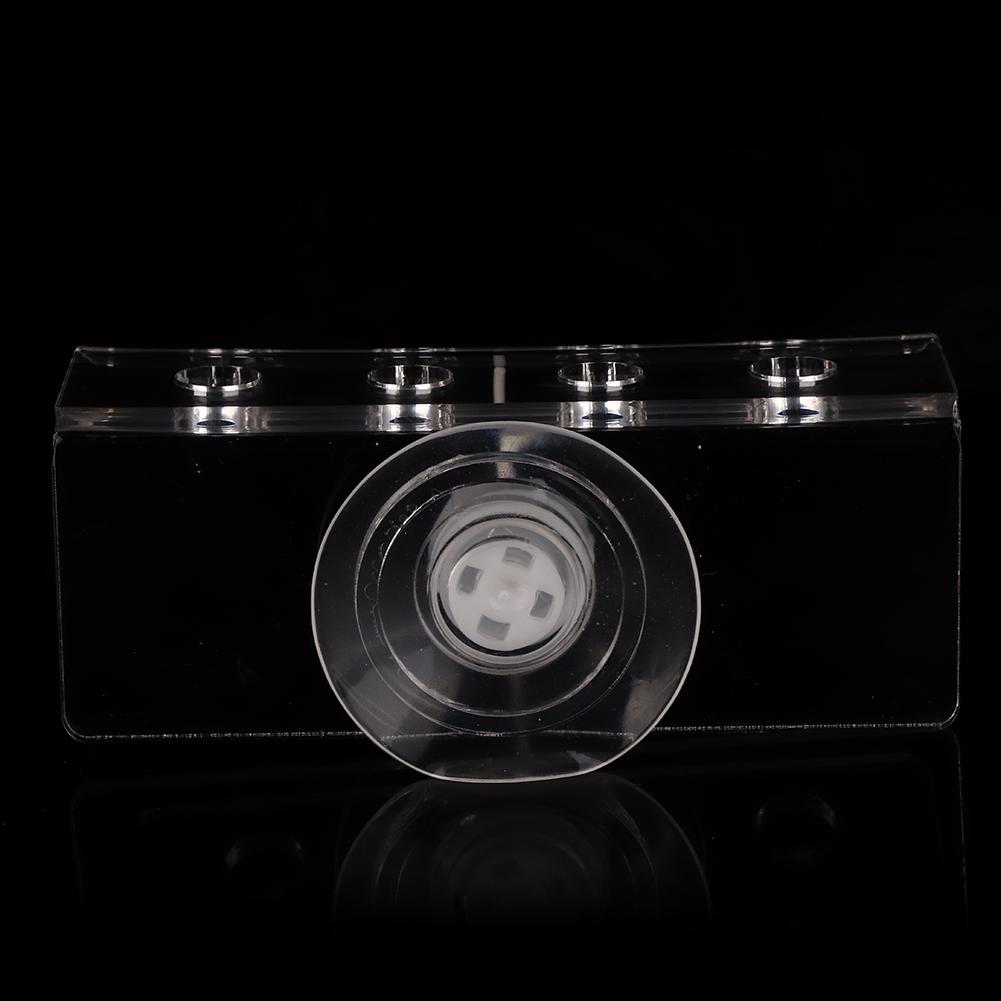 Acrylic Transparent Aquarium Front Loading Curved Coral SPS Button Snags Bracket Mount Fish Tanks