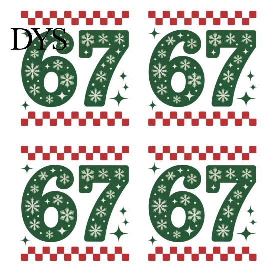 Iron on Design for Textiles 4 Sheets 67 Patches Funny Six Seven Meme Transfers Fabric Colorful Decals T-shirts Canvas Bags DIY Projects Decorative