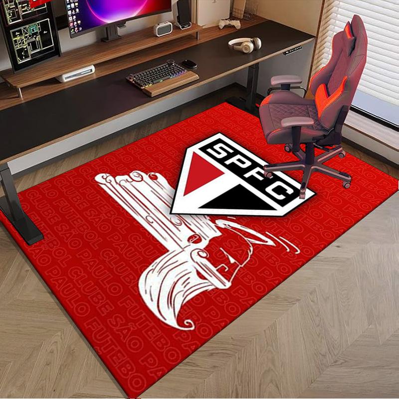 Spfc Team Crest Design Printed Area Rug for Office, Chair Rug, Decorative Carpet Floor Mat, Large Size Fan gifts Christmas gifts
