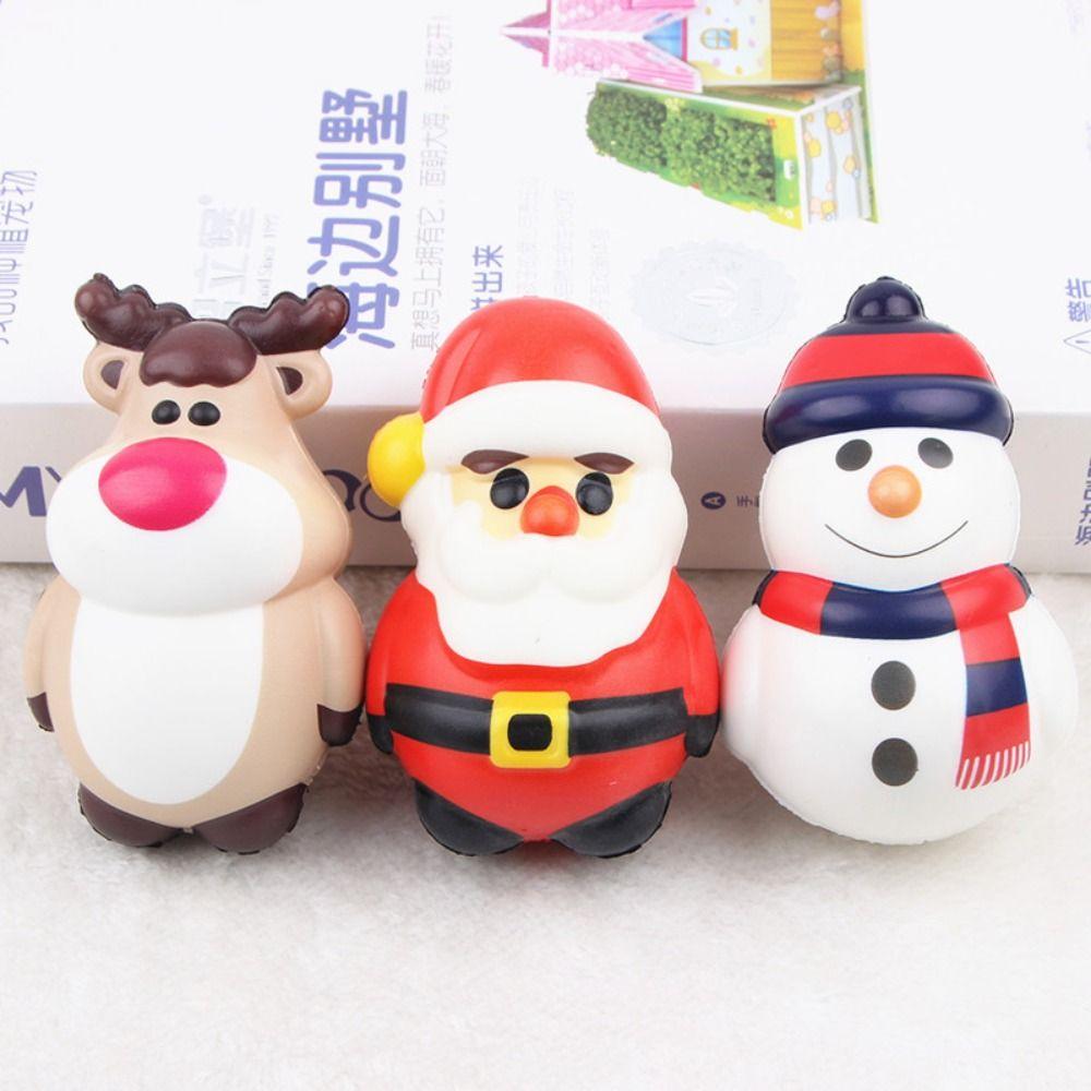 Party Sensory Slow Rebound Doll Squeeze Toys Christmas Decoration Stress Reliever Doll Kids Gifts