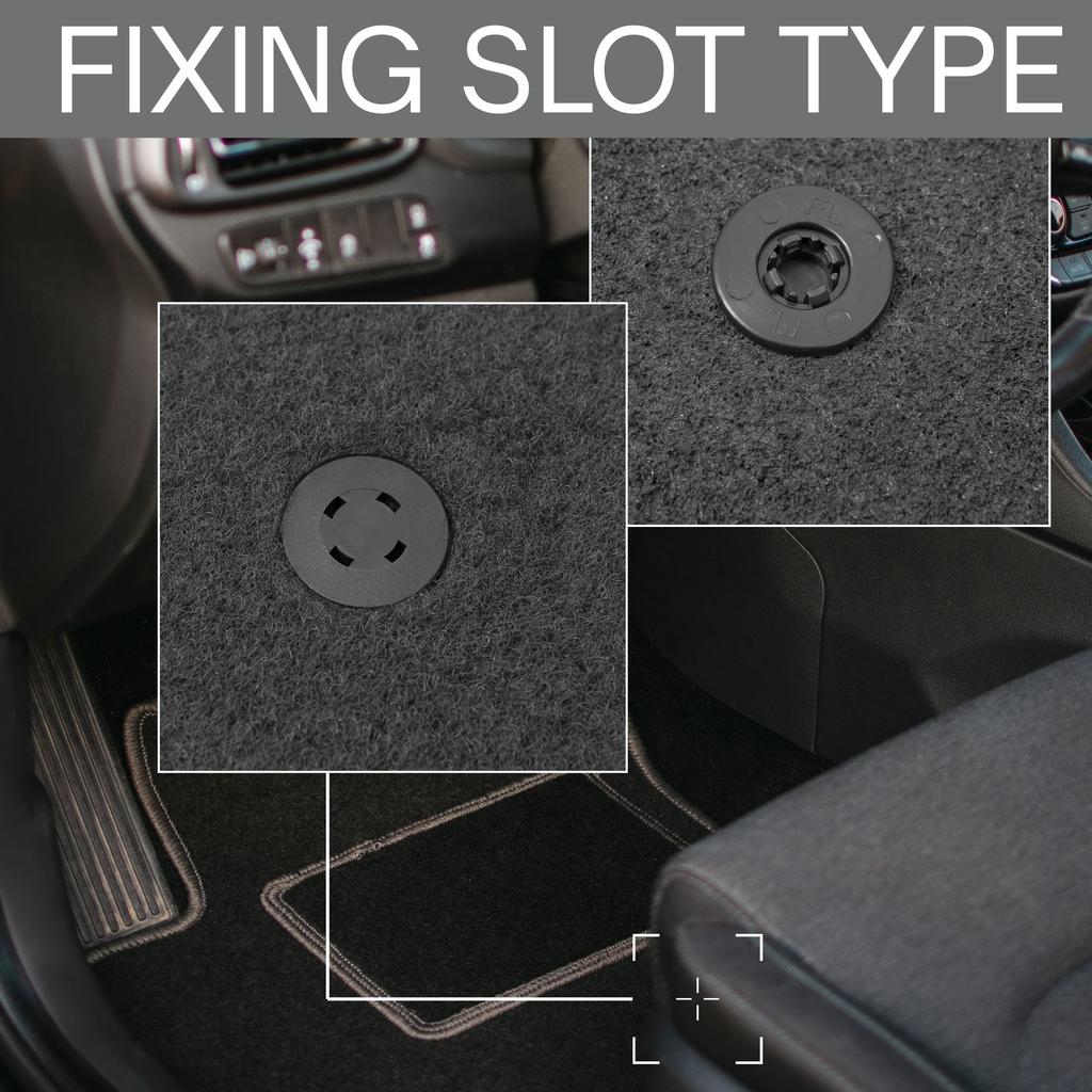 Driver Velour Floor Mat For: Alfa Romeo 147 Hatchback (2000-2010)