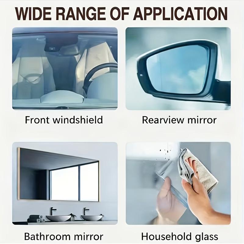 Car Glass Polish - Multi-Functional Polishing Spray - Suitable for Polishing Car Glass/body, Bathroom Glass, Helmets, and Glasse