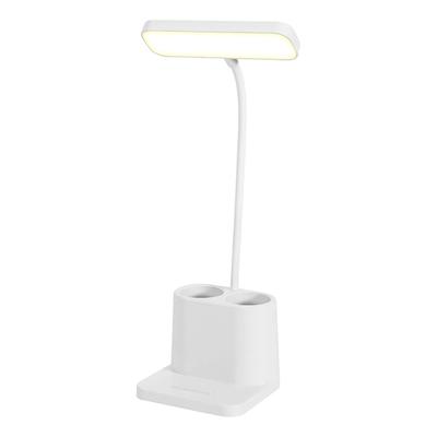 LED Schreibtischlampe mit Stifthalter 3 Farben Touch-Steuerung Stufenlos Helligkeit einstellbar Kleine Schreibtischlampe