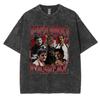 Limited Pedro Pascal Actor Washed Vintage T Shirt Men Women Casual Oversized Tshirt Fashion High Quality Cotton Tees Streetwear