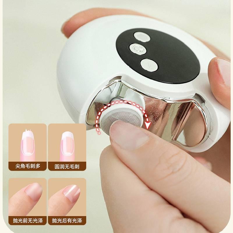 Portable Cutting And Grinding Electric Nail Clipper With Lighting Assistance
