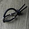 Male E-stim Accessories Ring with Steel Beads Adjustable Conduction Loop