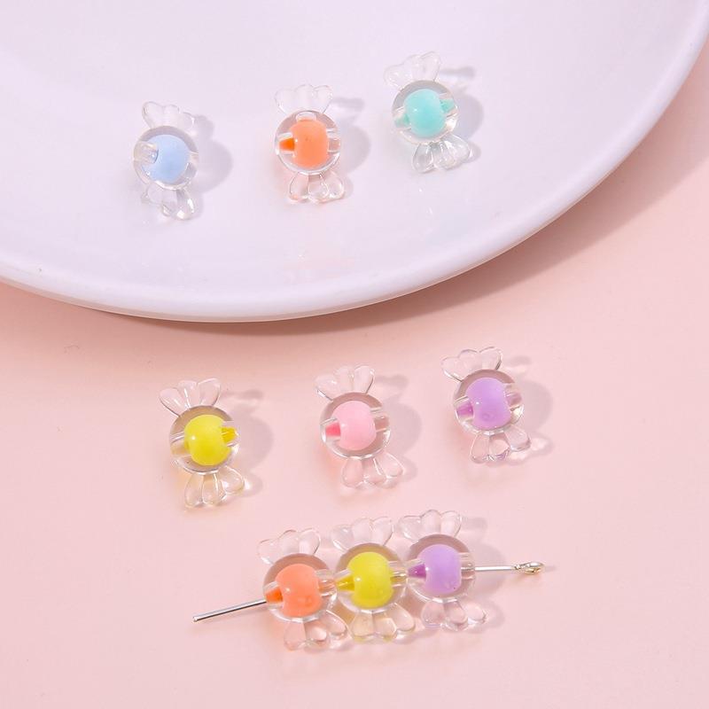 Acryl Pentagramm Blumenperlen für handgefertigten DIY Schmuck - Halsketten- & Ohrringzubehör