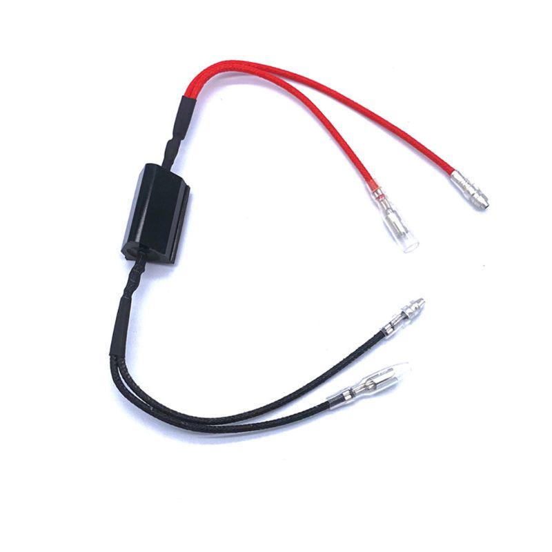 4Pcs/Set 10W 10ohm Moto Resistance Power Resistor Load Decoding Resistor for LED Mini Turn Signal Light Flash Repairing Kits