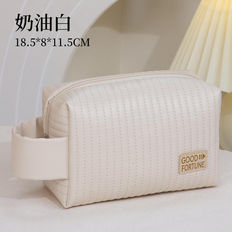 Cream cake portable cosmetic bag large capacity high value travel portable cosmetic storage bag wash cosmetic bag