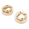 2pcs Wheel Weight Blocks Replacement for MK07 1 7 RC Car High Density Brass Wheel Counterweights