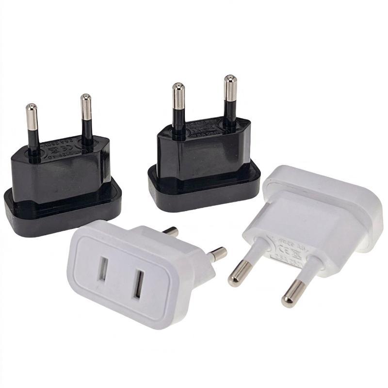 1Pcs Usa Japan To South Korea Russia Europe European Regulation Charge Converter 2.5A Us To Eu Plug Outlet Power Socket Adapter