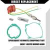 5Pcs Car 12V Glow Plugs Set Car Air-Diesel-Gasket+Ceramic Glow Plug Kit For Chinese Diesel Heater 5-8KW