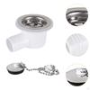 Stainless Steel Sink Drain Plug for Marine Vessels