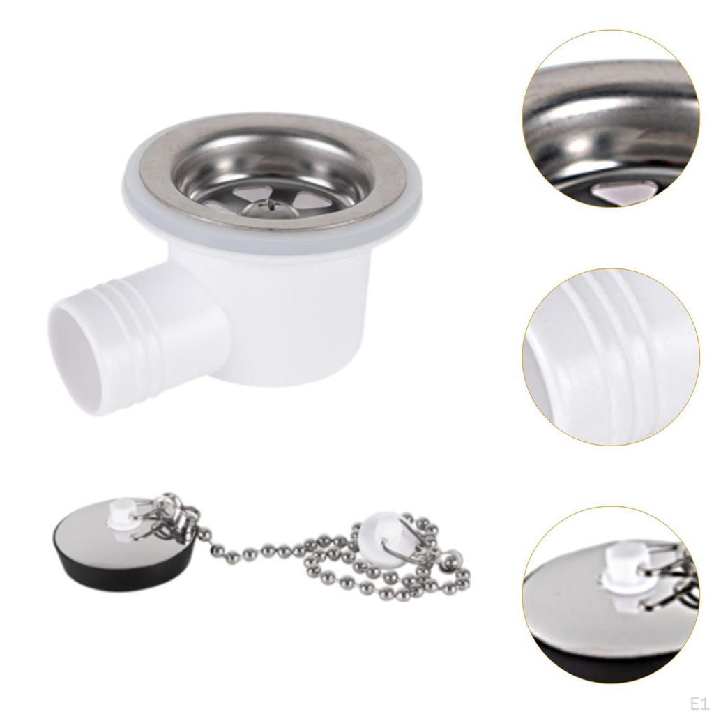 Stainless Steel Sink Drain Plug for Marine Vessels