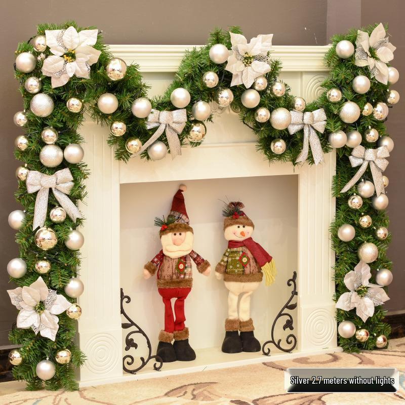 2.7m Christmas Garland for Decoration - Tree, Wreath, Wall, Door Hanging, Hotel, Shopping Mall Display