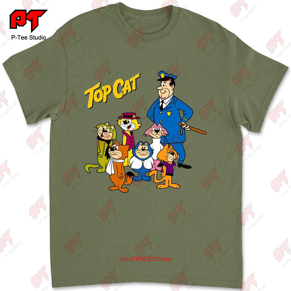 Tributo Cat Hanna Barbera-Cartone Anni 80-Cult T-shirt T6Z0