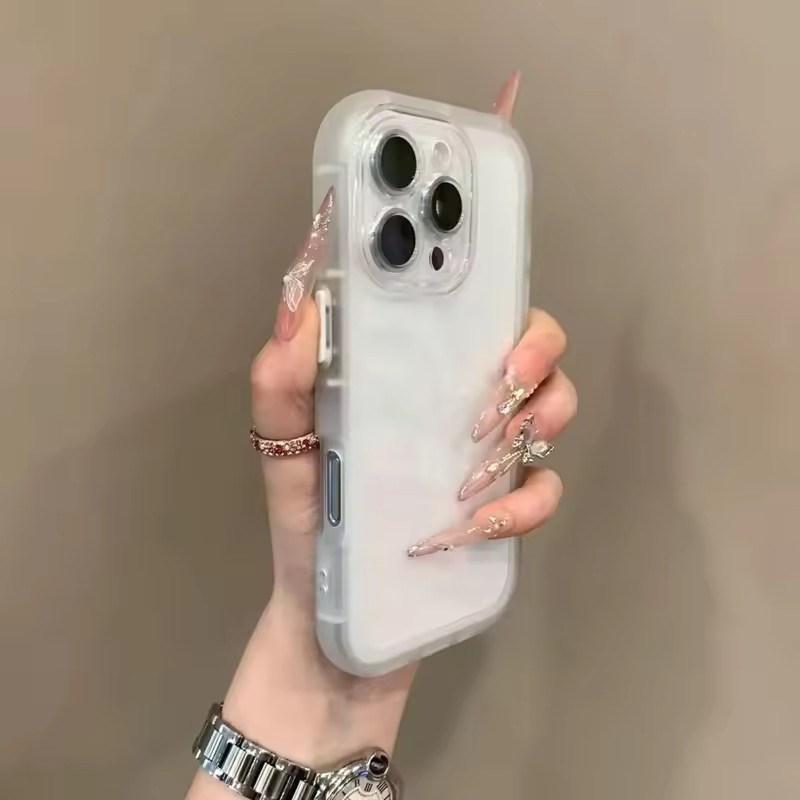 Luxury Soft Silicone Transparent Shockproof Phone Cases For iPhone17 Air 11 12 13 14 15 16 Pro Max Plus Clear Bumper Back Cases Cover