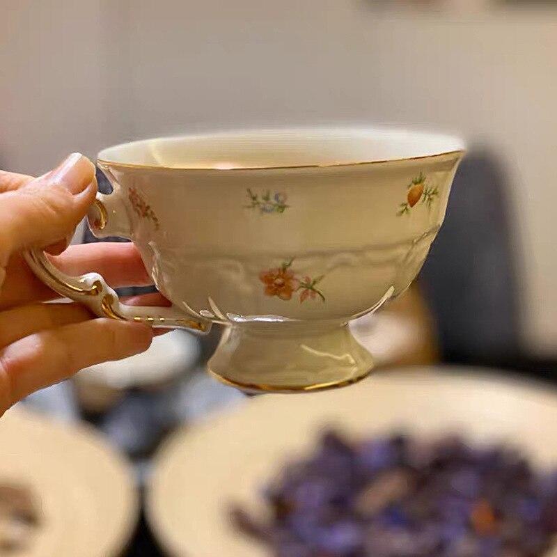 Tazze e Servizi da Tè Inglesi Tazze da Caffè in Ceramica Tazze da Tè Fiorite Regali per la Casa Tazze e Set da Tè Fioriti