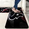 Houston Texans Flannel Kitchen Mat Christmas Soft Area Rug Non Slip Floor Carpet Home Decoration