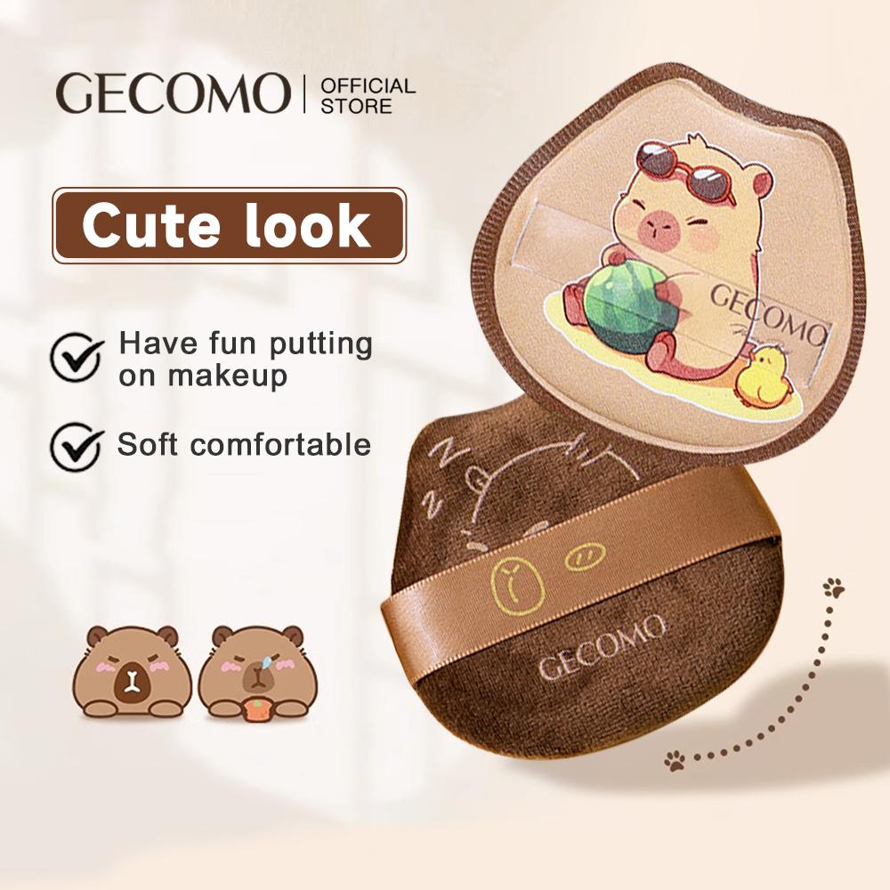 Puf Nou GECOMO Kapi Bara Puf de Pudră Modelare Drăguță Moale Umed și Uscat Pufuri pentru Pudră Liberă Pudră Cushion