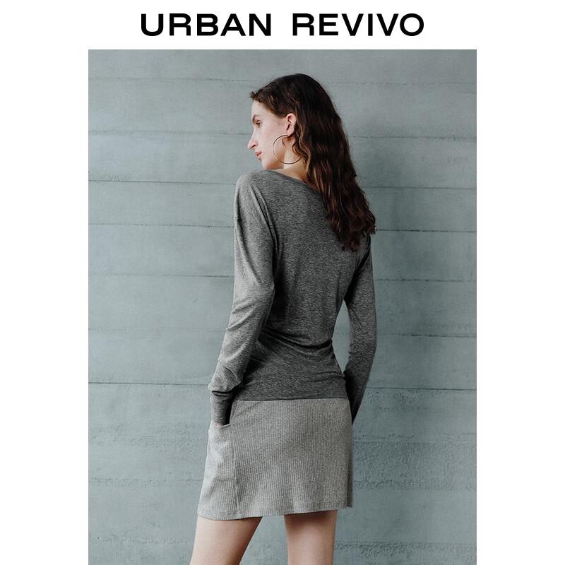 UR Women's One-Shoulder Pleated T-Shirt