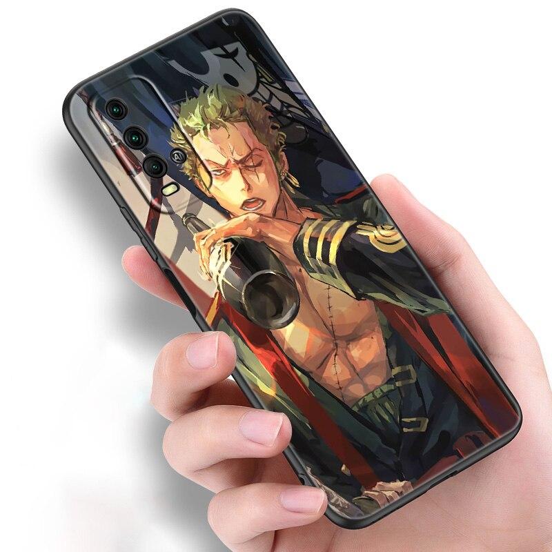 

Силиконовый чехол для телефона с аниме «Ророноа Зоро» для Xiaomi Redmi Note 11 10 9 8 Pro 11T 10T 10S 9S 8T 9 9A 9C 9T, черный мягкий чехол Redmi Note 11 Pro