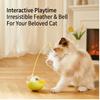 Tumbler Feather Cat Toy Interactive Self-Play Catnip Teaser for Indoor Kittens