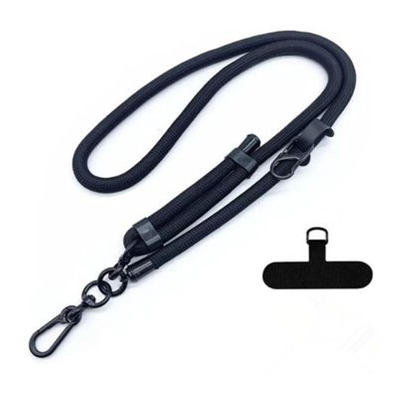 Phone Lanyard Adjustable 1 Cm Diameter Outdoor Universal Case  Anti-lost Wrist Strap Crossbody Shoulder Card Neck Cord Clip Hang