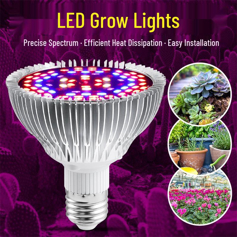 Full-Spectrum LED Indoor Plant Grow Light Bulb