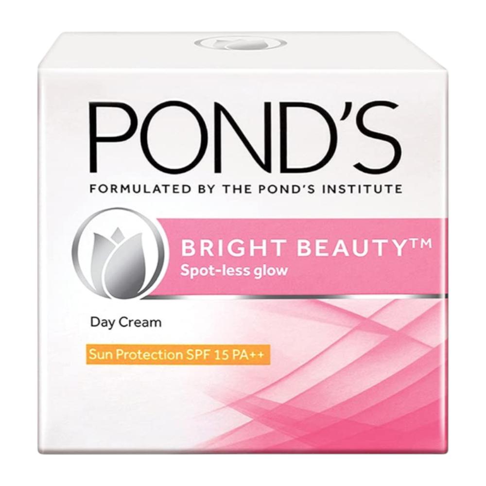 

POND S Дневной крем Bright Beauty SPF 15 50 г Увлажняющий крем для лица для сияющей кожи, удаление пигментных пятен, нежирный матовый финиш, ежедневное увлажнение