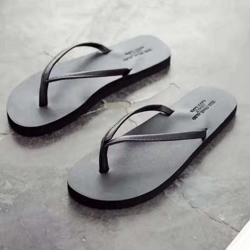 Fashion New Summer Non Slip Comfortable EVA Sole Soft Slippers Men's Flip Flops for Beach Daily 2026 Lovers Slipper Shoes Home