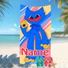 Customizable personalized beach towels Poppy Playtime themed designs.Suitable for the beach, yoga, sports;ideal as beach accessories