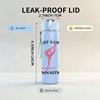 1PC Just A Girl Who Loves Gymnastics Print 750ml Color Plastic Sports Water Bottle Leakproof Flip Straw Lid Suitable for Sports Office Home Use