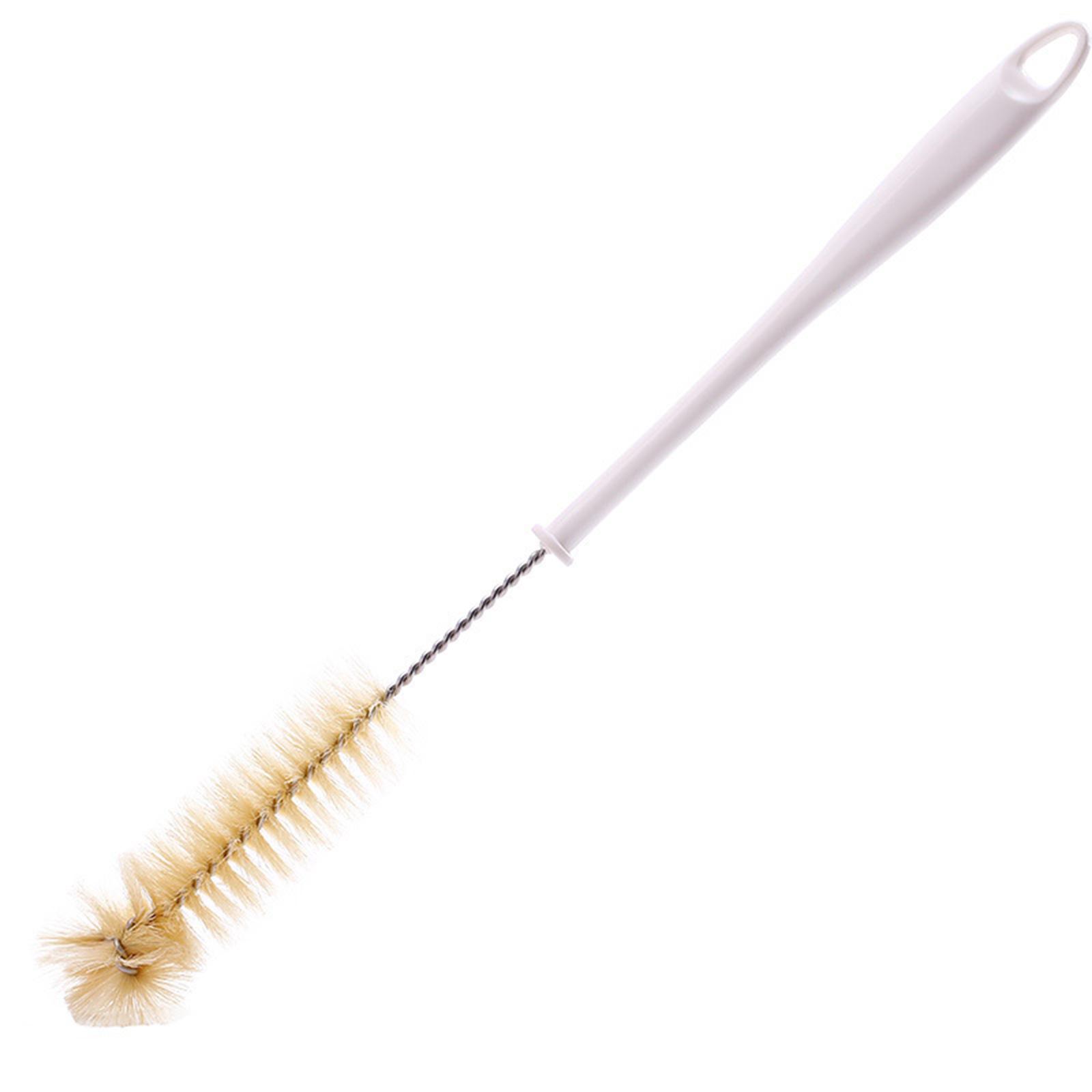 

Small Bottle Mouth Cleaning Brush with Soft Bristles and Long Handle for Glasses Cups Dishes Washing синий