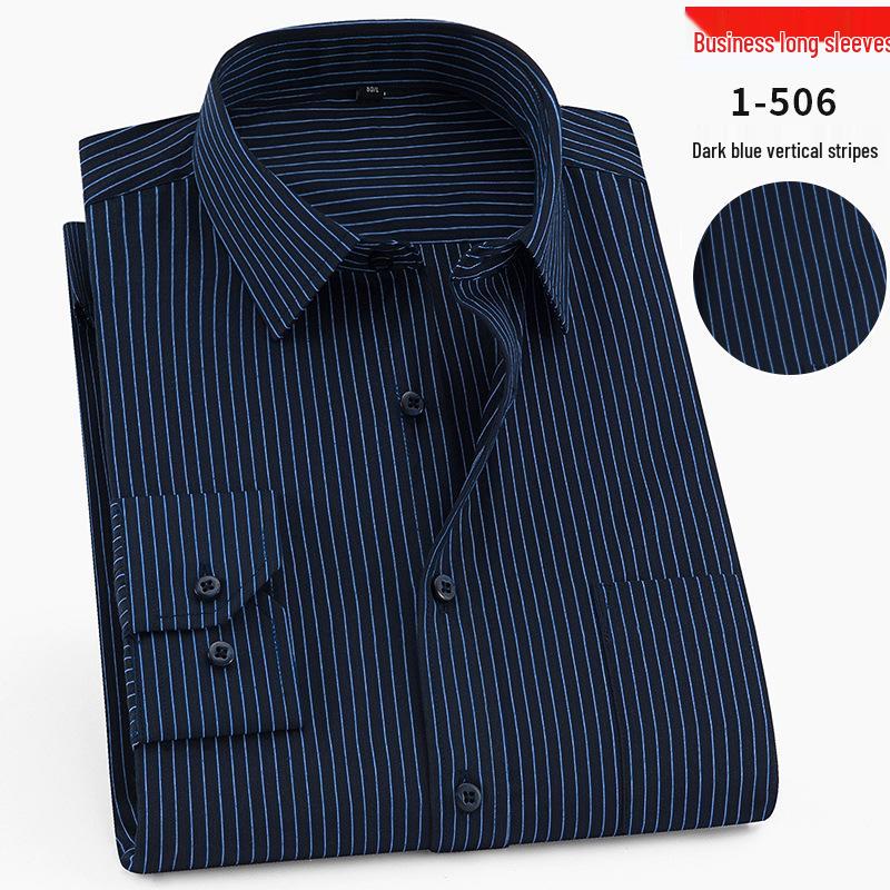 

Men s Spring White Shirts - Long/Short Sleeve, Embroidered Logo, Professional Business Attire, 40% Cotton Solid Color Workwear 44 (185-195 lbs)