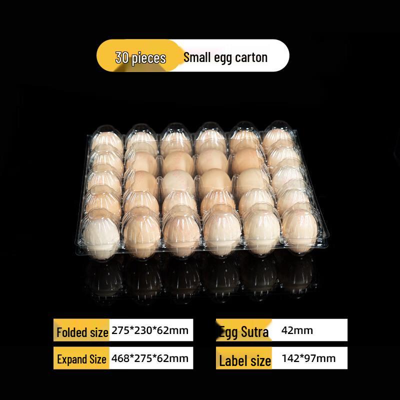 Thickened Transparent Plastic Egg Tray