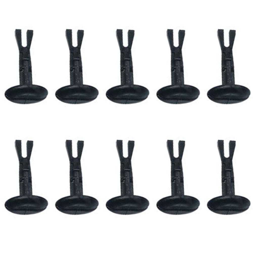 10Pcs Bumper Cover Pins Front Fender Bumper Cover Black