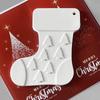 Food Safe Silicone Christmas Stocking Molds Easy Release Design Handmade Holiday Decorations Crafting Supplies
