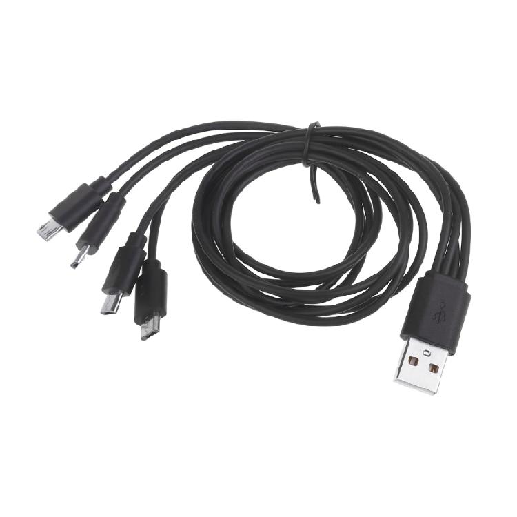 

USB to MicroUSB Adapter Charging Cable with 4 Micro USB Splitter Charging Cord 1