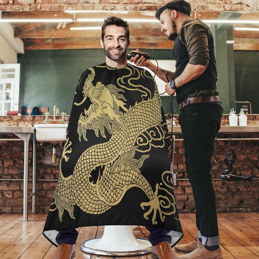 Stylish Barbershop Salon Barber Cape Haircut Cape Salon Apron Unisex Hair Cutting Cape Hairdressing Cape Apron for Men Women