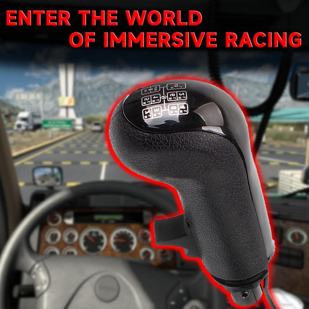 AUGFAZ American Truck Simulator Accessories Shifter Shift Knob USB Accessories for ATS ETS2 PC Compatible with Logitech G27 G29 G920 G25 Thrustmaster