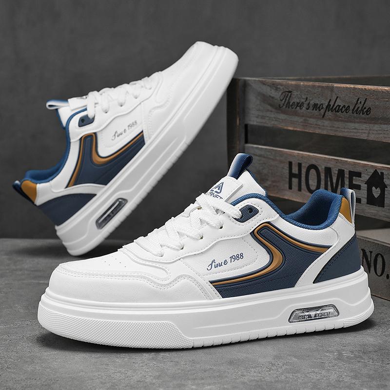 Men 's Casual Four Seasons Fashion Skateboarding Students Comfortable Sneakers Boys Trending Soft Sole Breathable Shoes