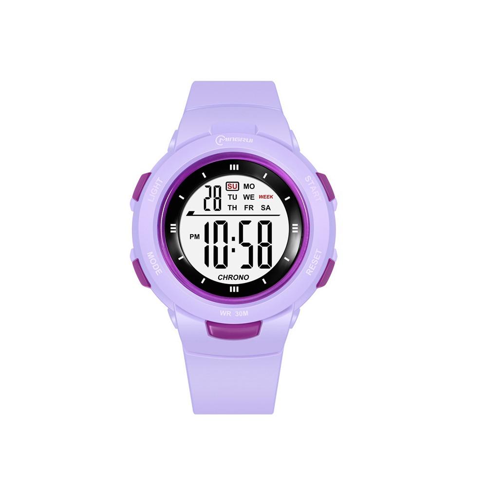

Multifunctional Sports Watch Luminous Alarm Clock New Wristwatches фіолетовий