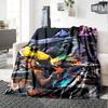 VALORANT Print Flannel Blanket High Quality Warm Comfortable Cover for All Seasons Perfect for Gifts Home Decor