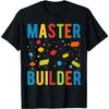 Master Builder Kids Building Blocks Brick Builder T-Shirt