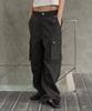 ROCKCAKE Open Pocket Cargo Pants - Charcoal