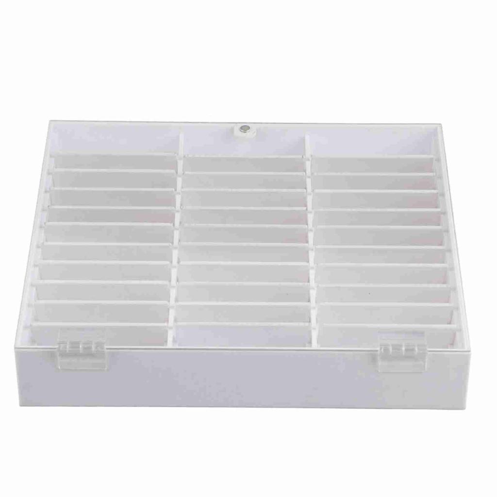 Nailart-Dekorationsbehälter Leere Aufbewahrungsbox für Nagelspitzen Ausstellungsbox für künstliche Nägel
