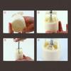 24TE Mooncake Mold 125g Flower Stamps Set Hand Made Bake Cranberry Bun Attachment for Mother'day Mother DIY Gadget