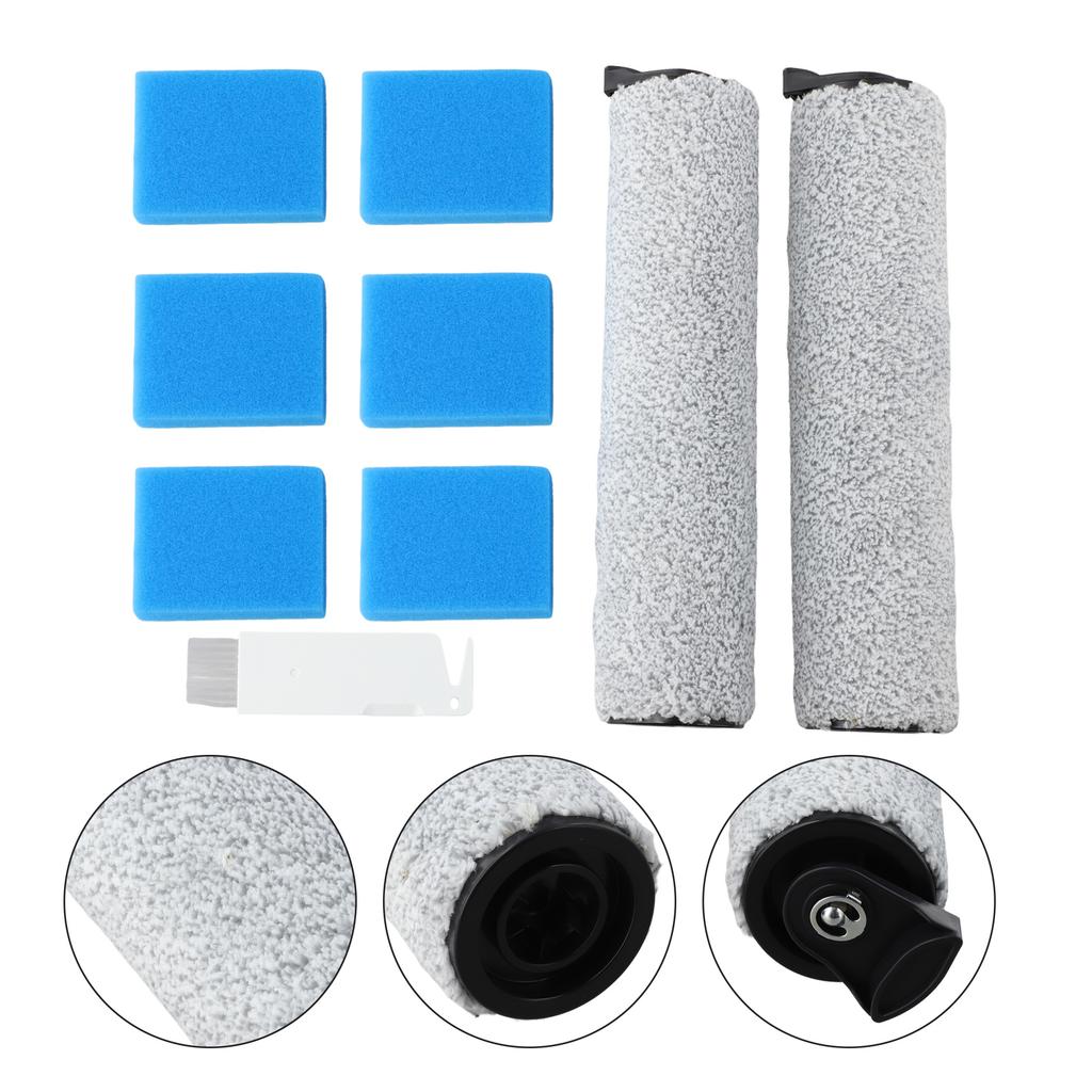 Soft Wool Roller Brush Filters for Tineco For IFloor 2 To Protect Hard Floors